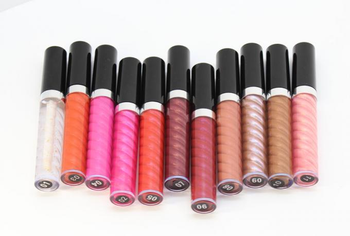 반짝임 액체 매일 메이크업을 위한 높게 색칠한 립스틱 11 색깔을 방수 처리하십시오